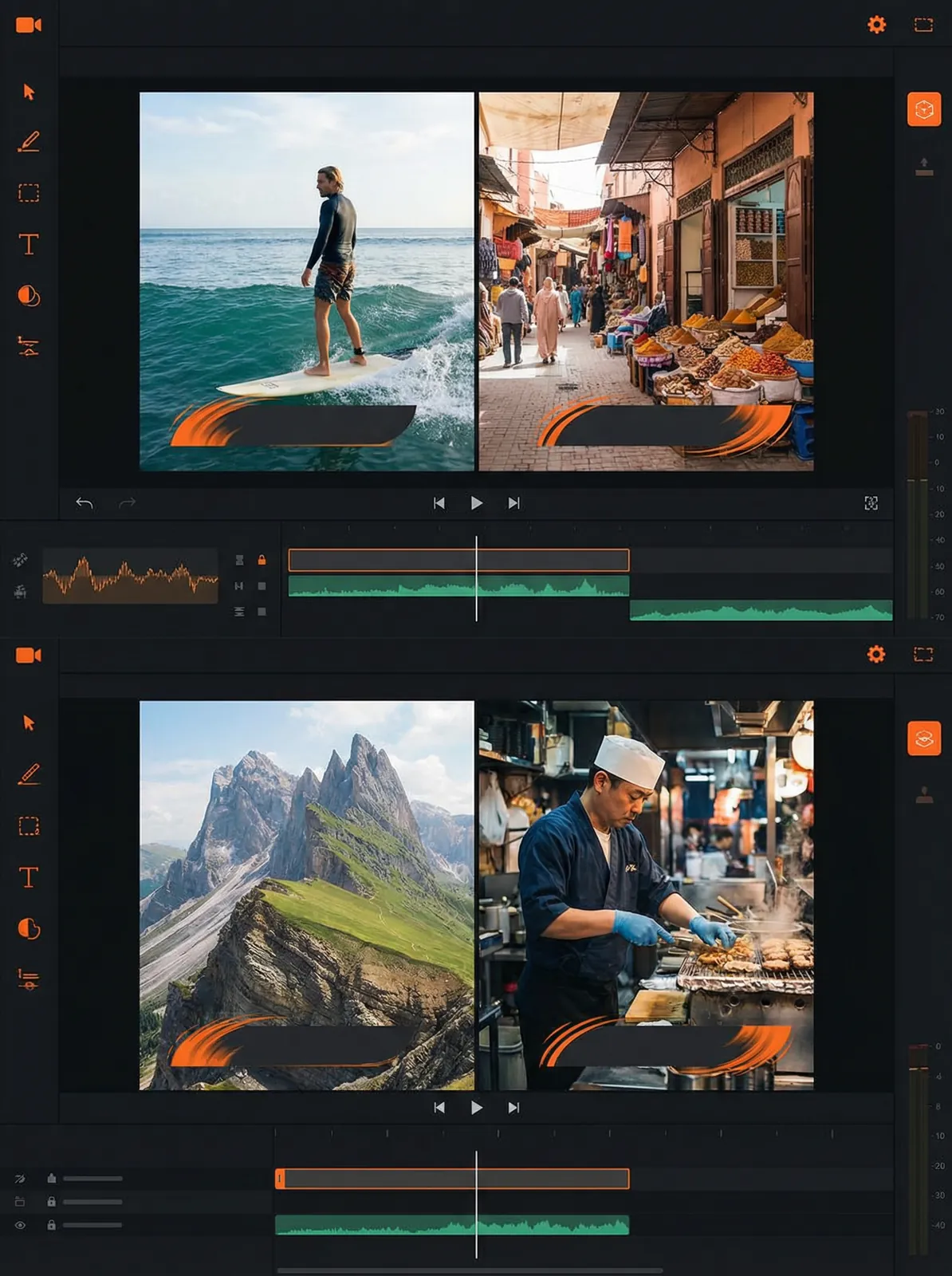 华体育会app Vlog开场模板设计
